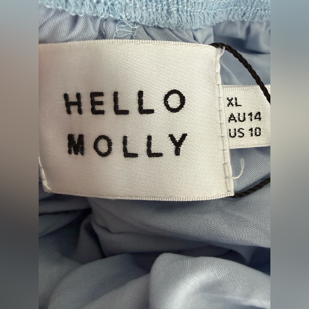 NEW Hello Molly Feature Me Tulle Midi Dress-Size XL or US 10- Baby Blue - Picture 9 of 15